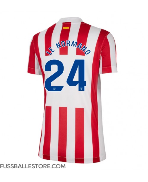 Günstige Atletico Madrid Robin Le Normand #24 Heimtrikot Damen 2025-26 Kurzarm Günstige Atletico Madrid Robin Le Normand #24 Heimtrikot Damen 2025-26 Kurzarm